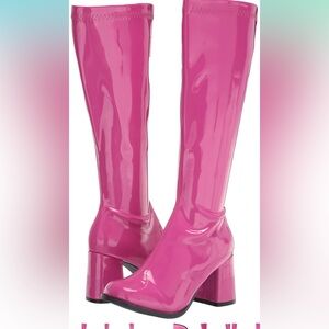 Hot pink Gogo boots size 9!!